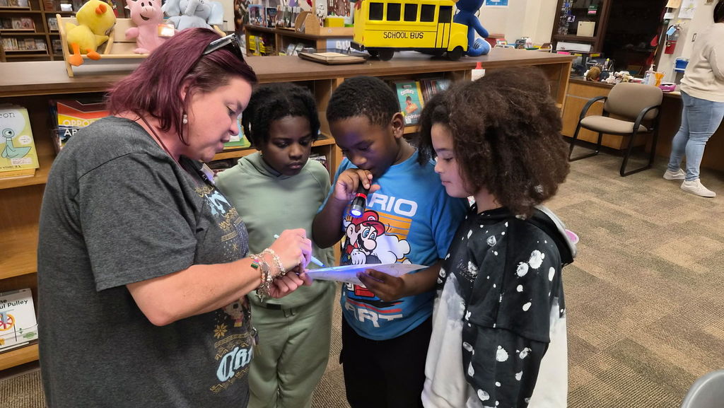 Students working together