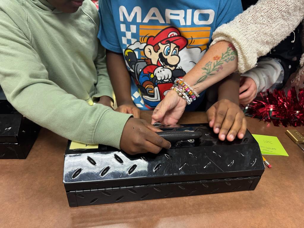 Students working together