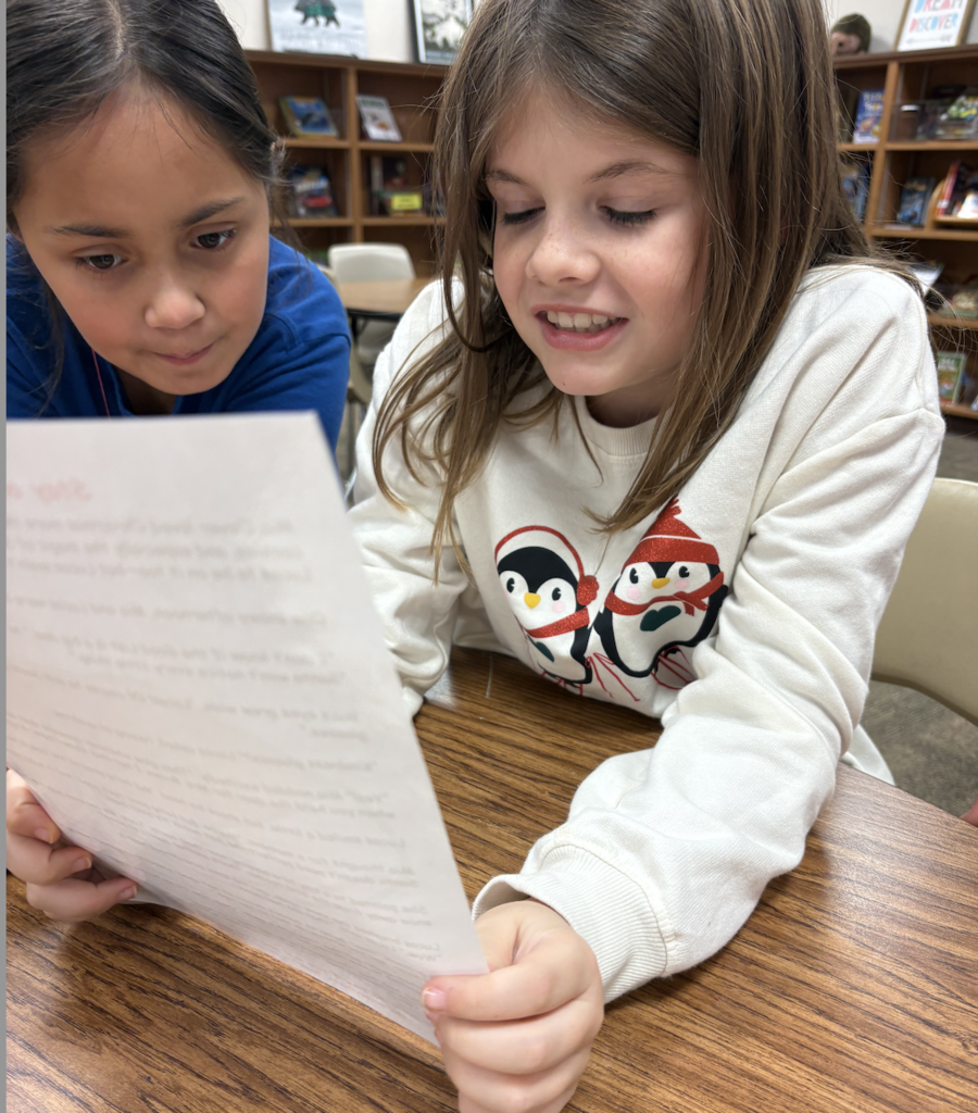 Students working together