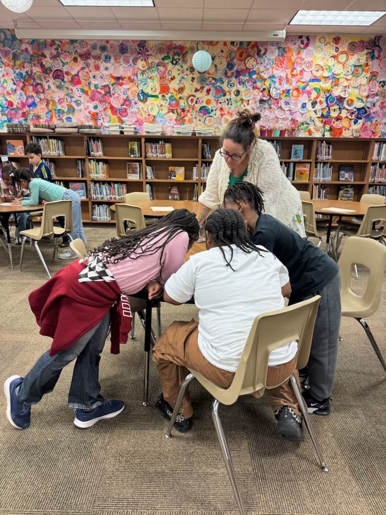 Students working together