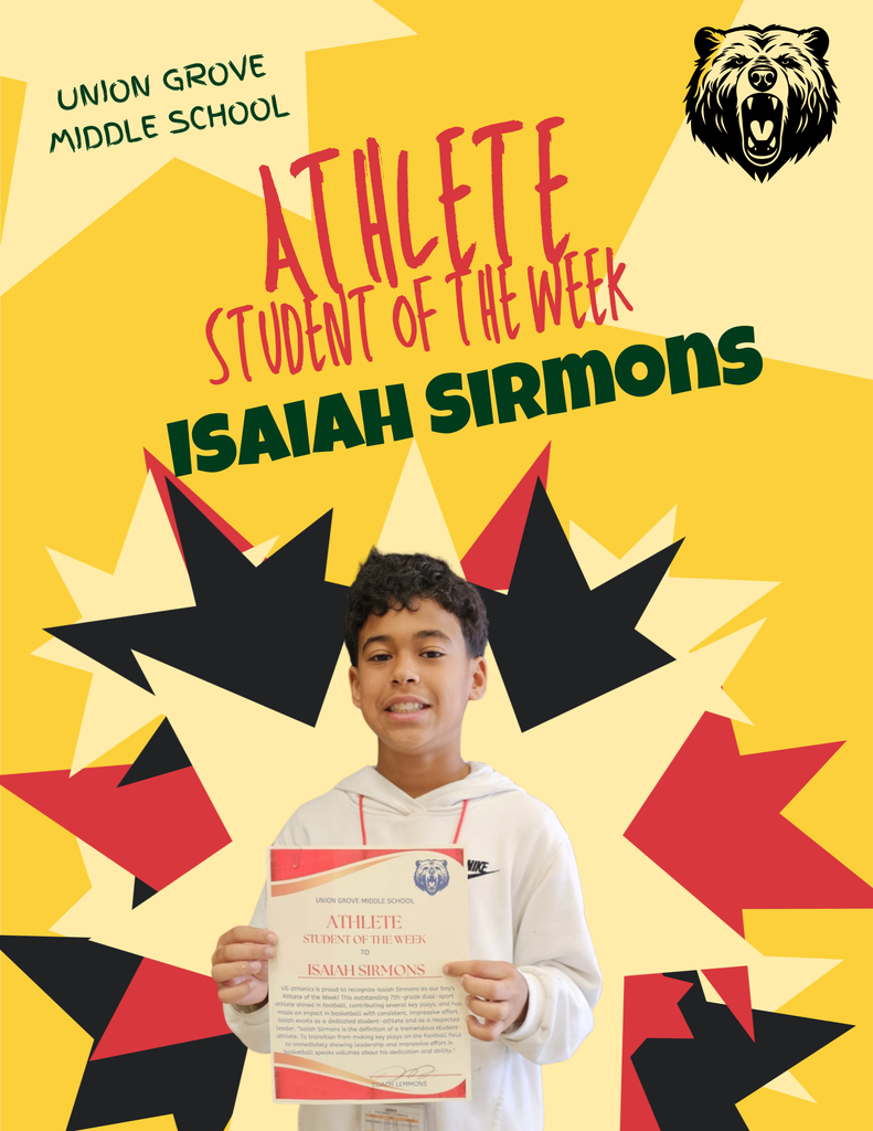 Isaiah Sirmons, Athlete of the Week.