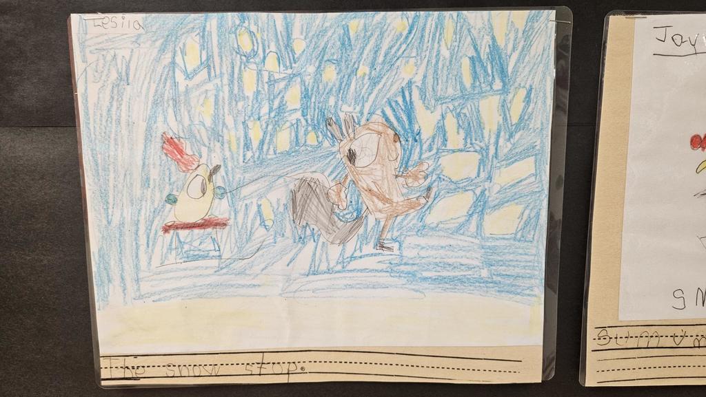 drawing from student