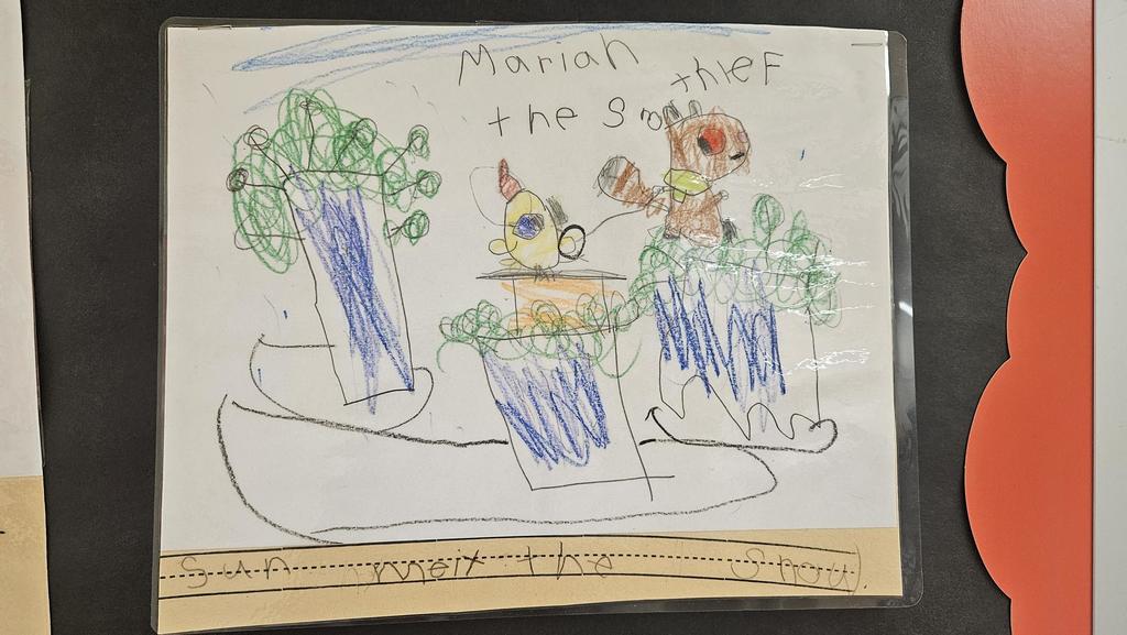 drawing from student