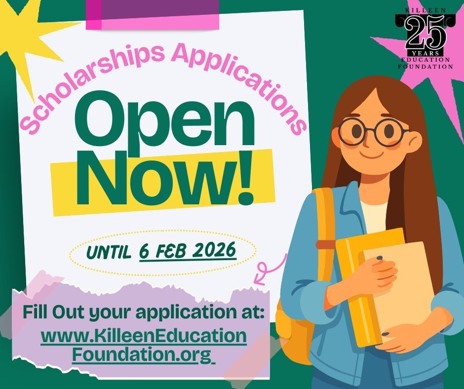 🎓 Scholarship Season Is Here! We’re thrilled to announce that our 2025–2026 scholarship applications are now open. If you have a KISD senior in your life, encourage them to apply and take advantage of this incredible opportunity.  💰 We award around $100,000 in scholarships every year to support our students’ futures. ⏰ Deadline to apply: February 6  Let’s help our seniors take their next big step!