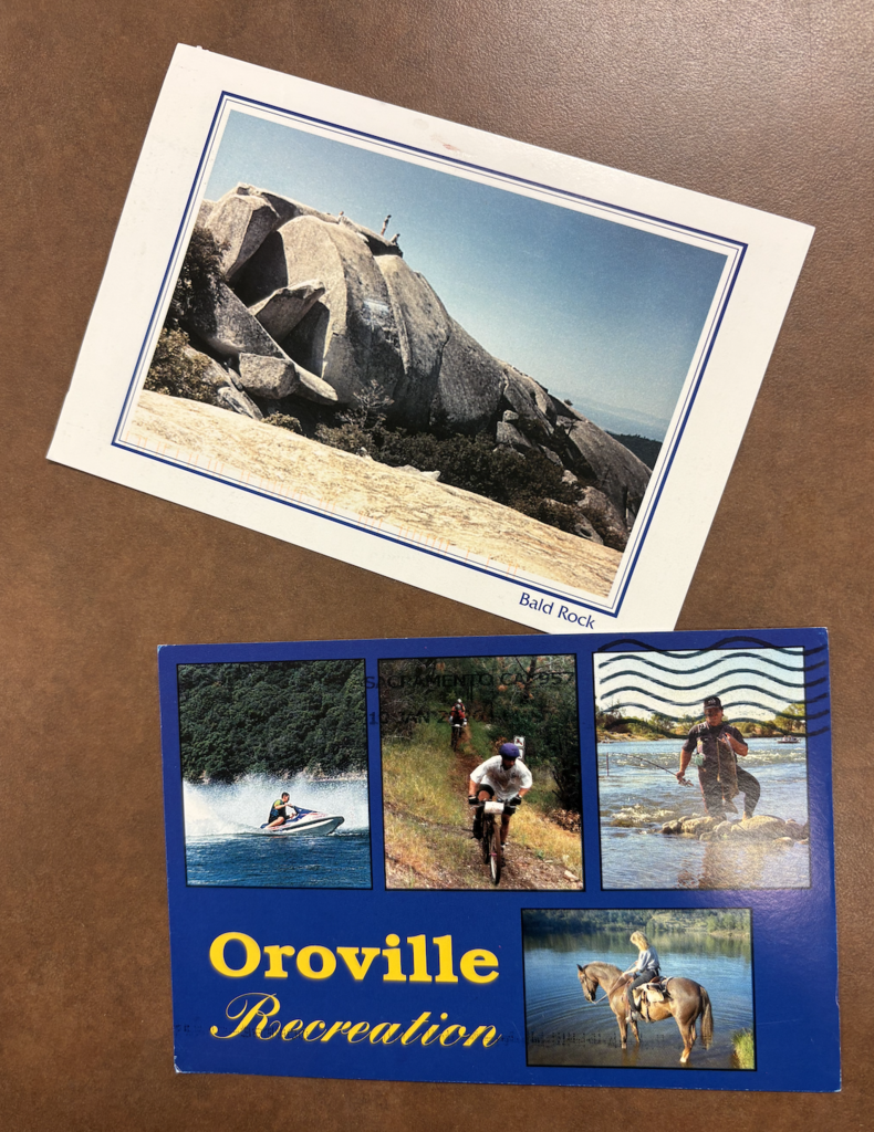 Photo of two postcards