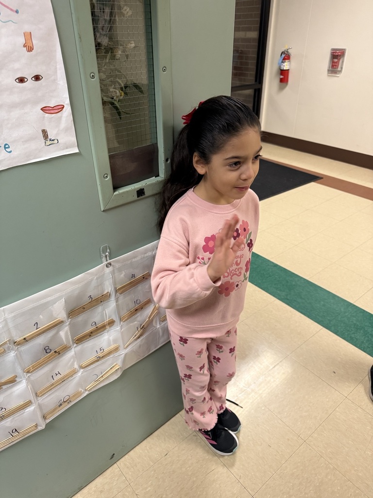 Student Greeting others