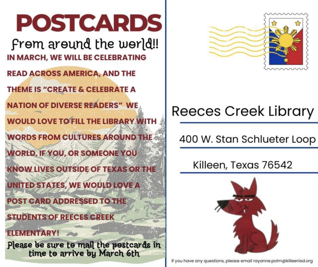 Post Card with writing