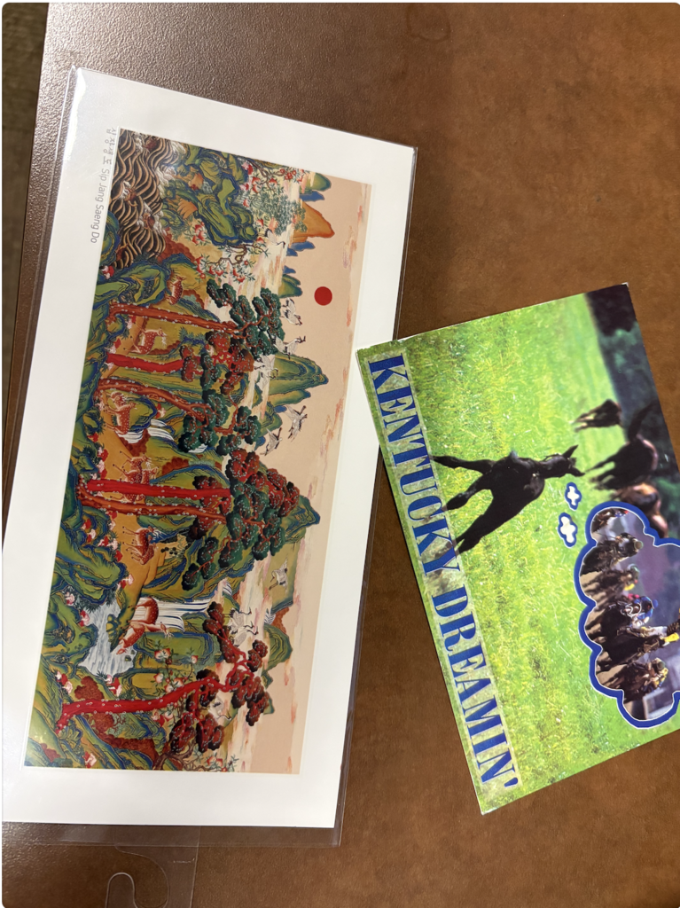 Post Card with writing