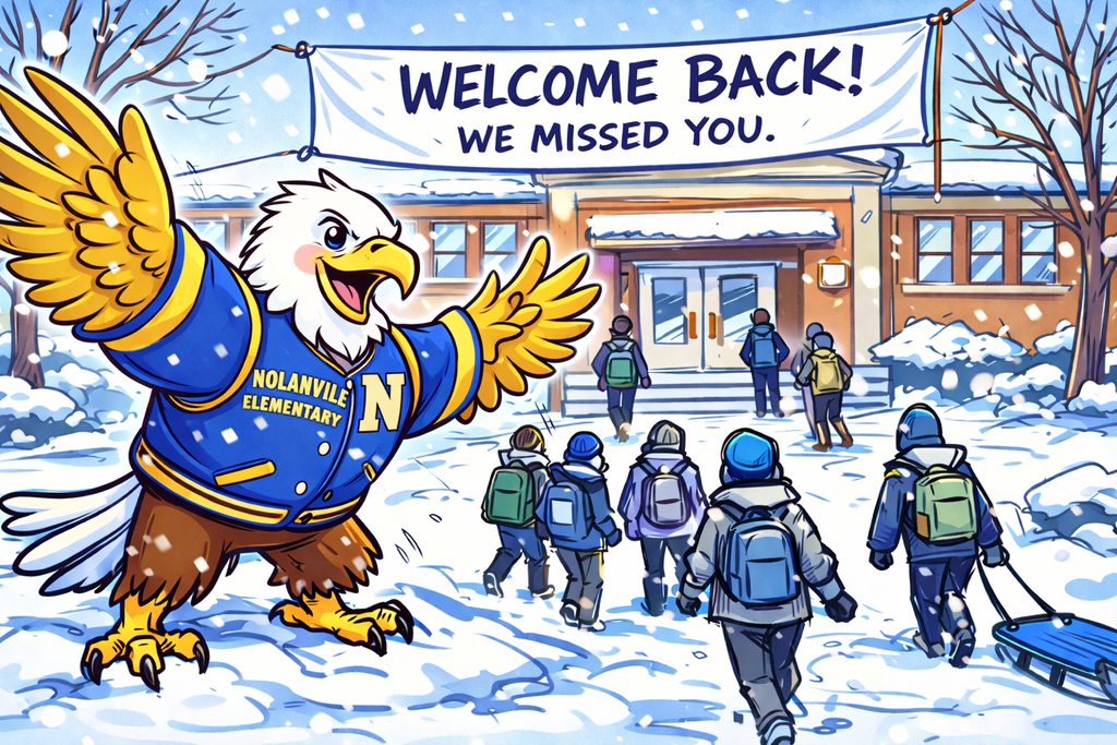 Eagle welcoming students