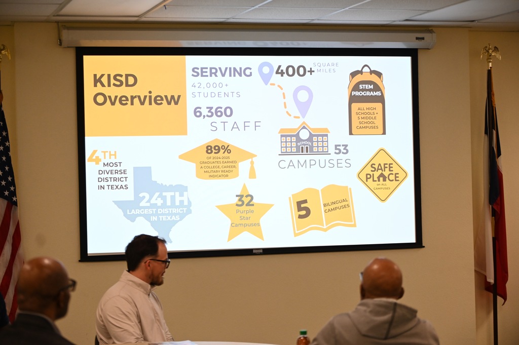 Superintendent meeting with pastors