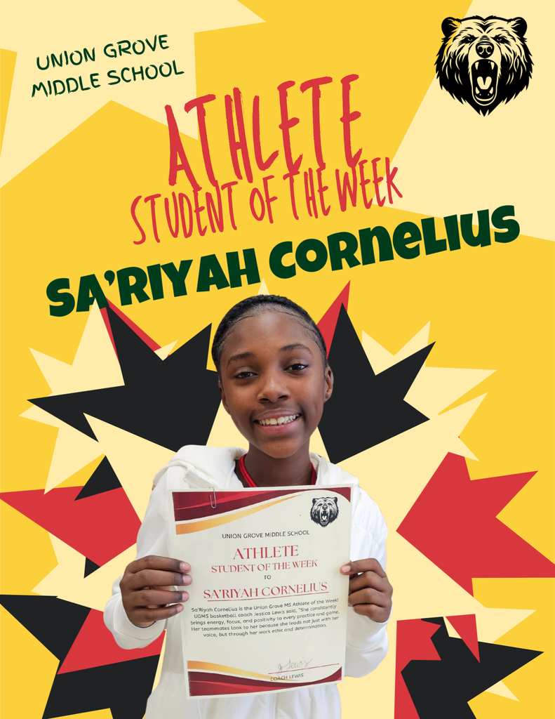 Athlete Student of the Week!
