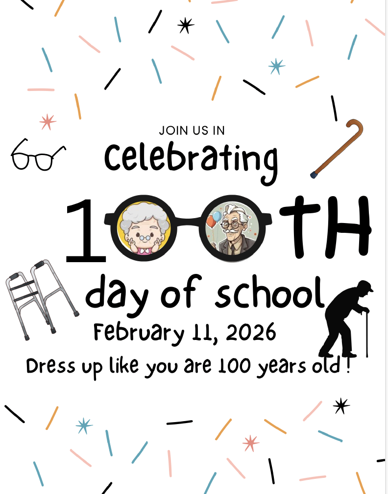 Flyer for 100th Day