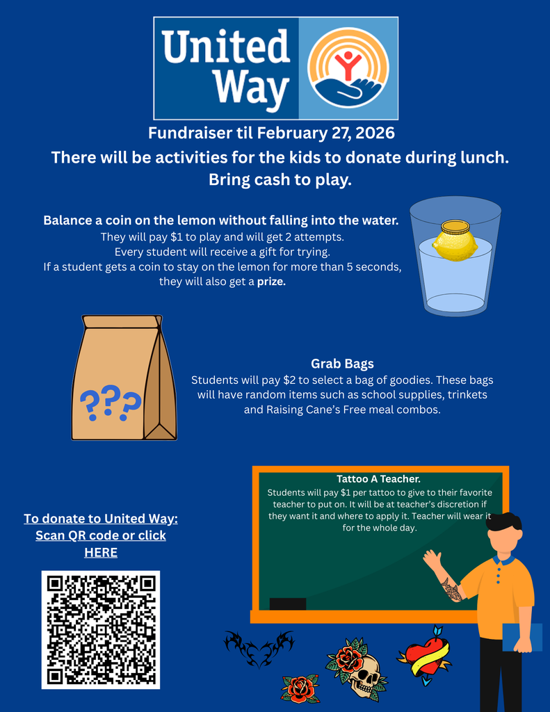 Last Week for United Way Fundraiser!