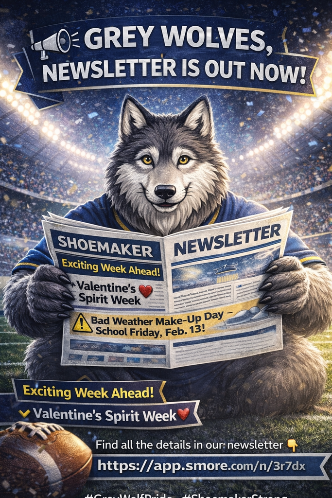 #ShoemakerStrong #GreyWolfPride #SHSNewsletter