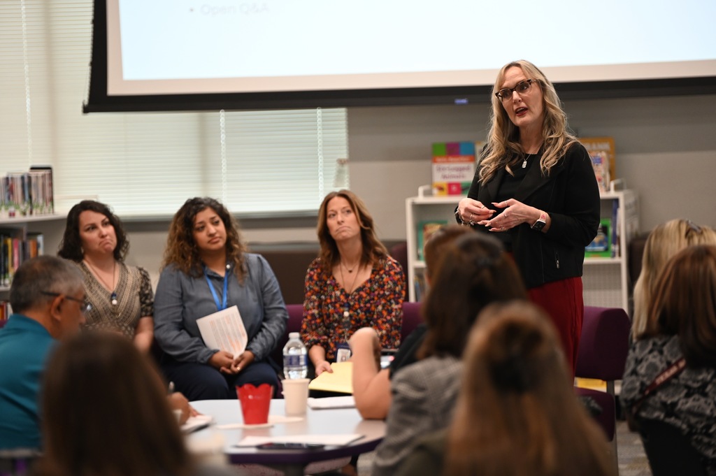 Literacy grant site visit