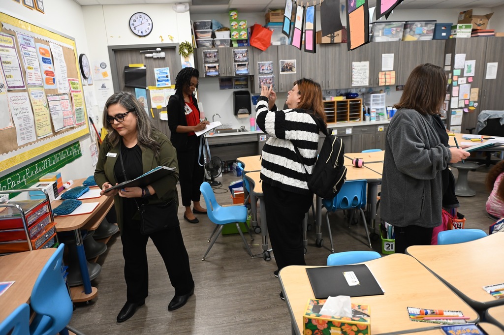 Literacy grant site visit