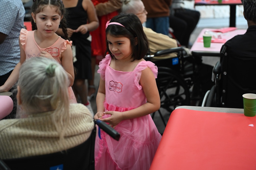 Clifton Park kindness club visit to Indian Oaks