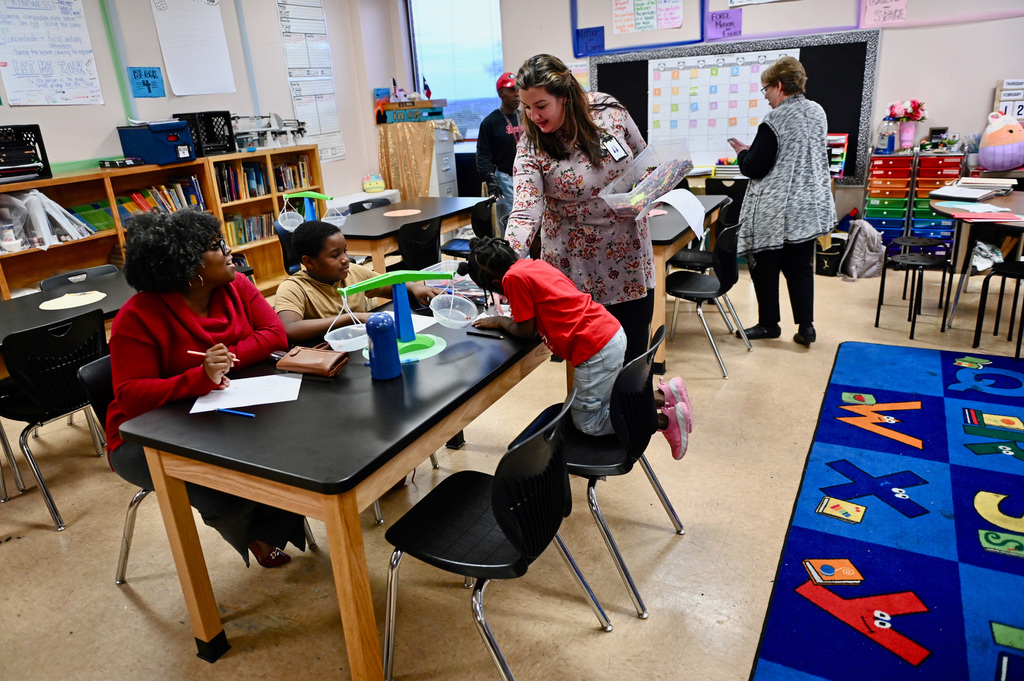 Living history family night at Hay Branch ES