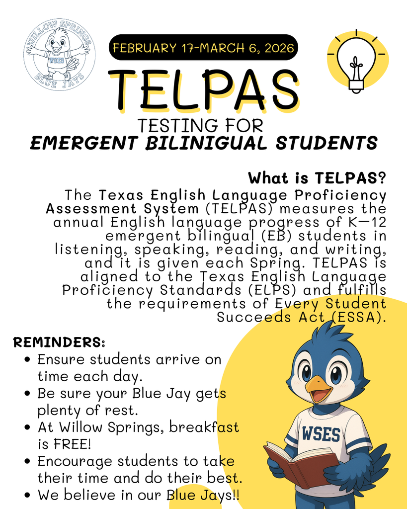 blue white yellow flier for testing