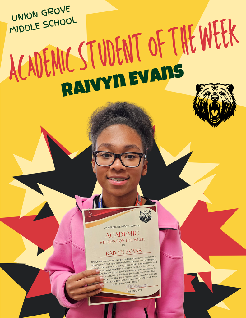 Student of the Week, Raivyn Evans