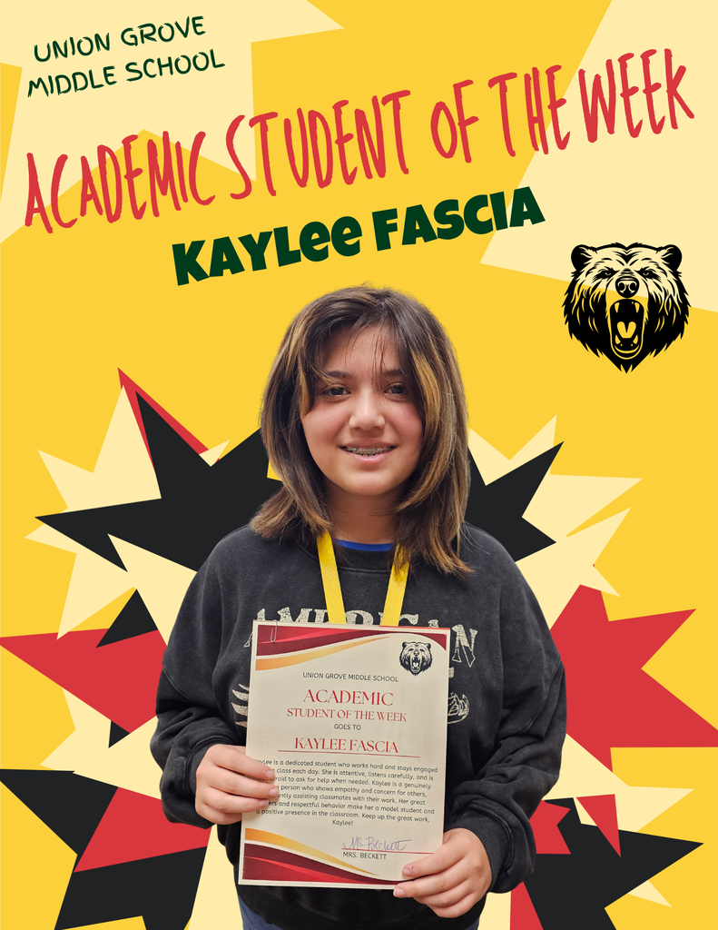 Student of the Week Kaylee Fascia