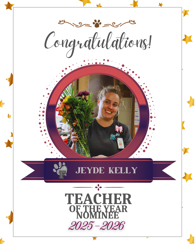 Teachers with flowers. Jeyde Kelly
