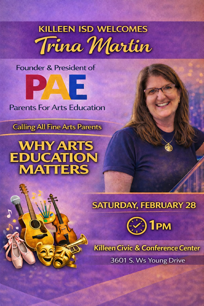 Tomorrow at the Killeen Civic Center!