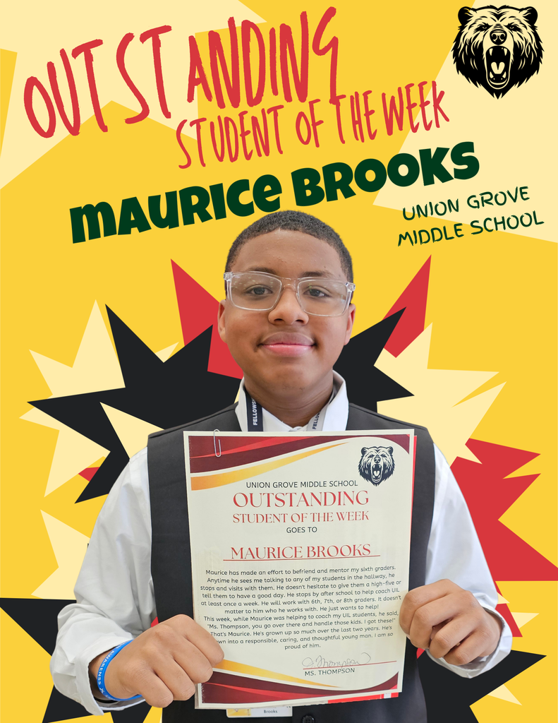 Outstanding Student of the Week