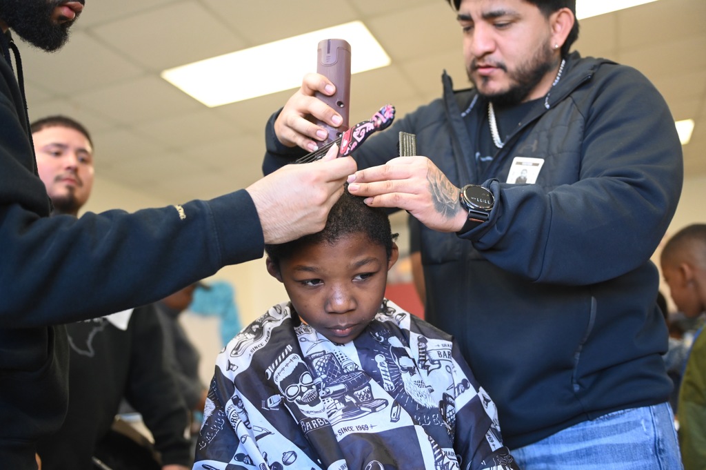 Spring break haircuts at Ira Cross ES 2026