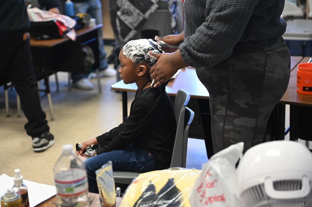 Spring break haircuts at Ira Cross ES 2026