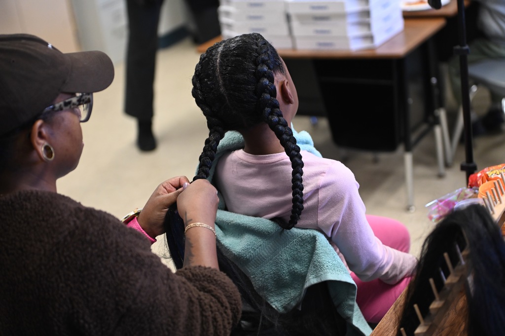 Spring break haircuts at Ira Cross ES 2026