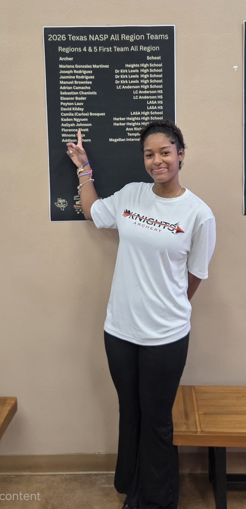 HHHS archer Aaliyah Johnson