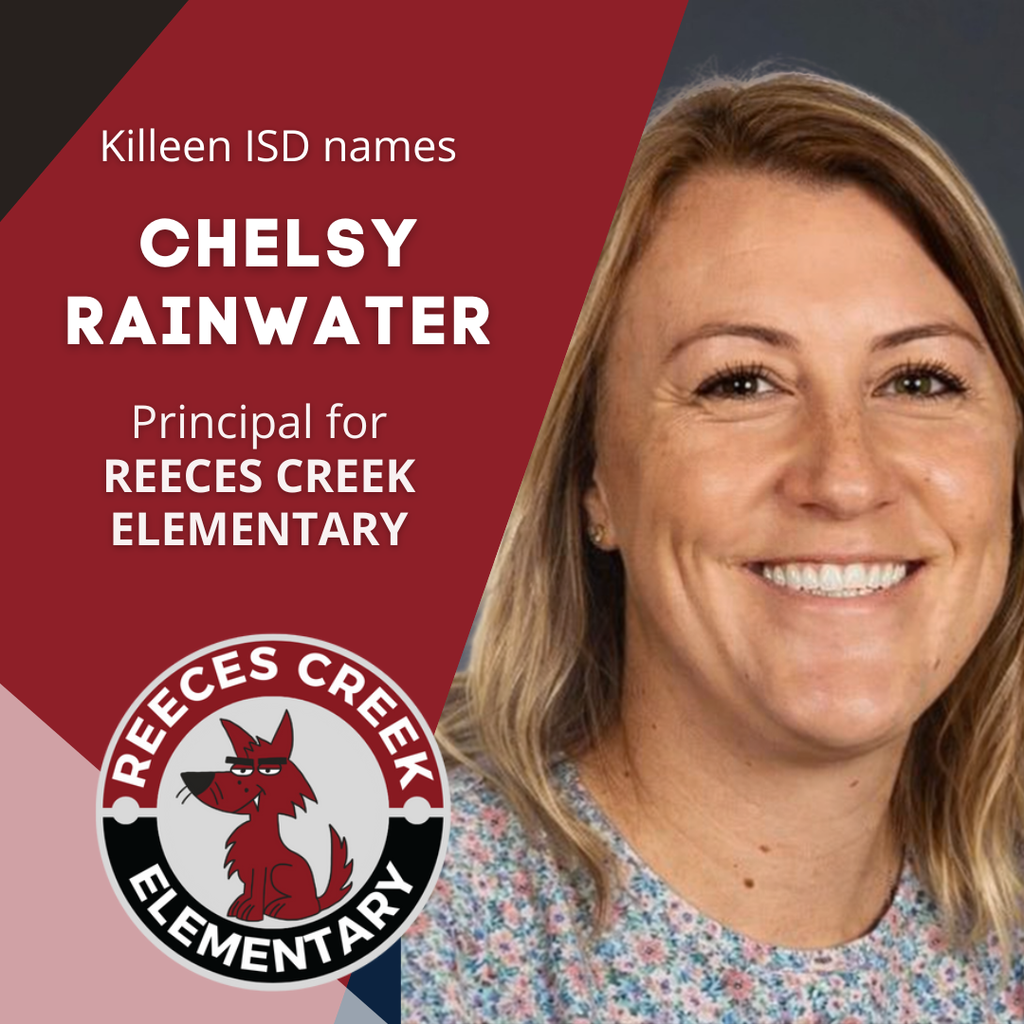Important Update for the New School Year Dear Reeces Creek Elementary Families, Killeen ISD would like to share an important update regarding campus leadership for the upcoming school year. We are pleased to announce that Chelsy Rainwater will serve as the next principal of Reeces Creek Elementary. Ms. Rainwater has been with Killeen ISD since 2012, serving as a classroom teacher, instructional specialist, and assistant principal at Harker Heights Elementary. She brings a strong understanding of both instruction and campus leadership. She is known for supporting staff, setting clear expectations, and creating structured learning environments where students can succeed. Ms. Rainwater will begin working with staff in the coming weeks as the district prepares for a smooth transition into the 2026–2027 school year. Thank you for your continued support of Reeces Creek Elementary and our students. Sincerely, Killeen ISD (This messages was also sent directly to RCES families via mass notification system.) Read more here: https://www.killeenisd.org/article/2788492