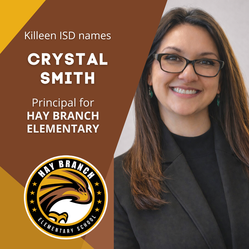 Important Update for the New School Year Dear Hay Branch Elementary Families, Killeen ISD would like to share an important update regarding campus leadership for the upcoming school year. We are pleased to announce that Crystal Smith will serve as the next principal of Hay Branch Elementary. Ms. Smith has been part of Killeen ISD since 2012. She has served as an instructional aide, teacher, instructional coach, campus instructional specialist, and assistant principal at Meadows Elementary. She brings a strong understanding of both classroom instruction and campus leadership. She is known for building strong relationships with students and staff while maintaining a clear focus on student success. That steady approach will support both learning and campus culture at Hay Branch. Ms. Smith will begin working with staff in the coming weeks as the district prepares for a smooth transition into the 2026–2027 school year. Thank you for your continued support of Hay Branch Elementary and our students. Sincerely, Killeen ISD  (This messages was also sent directly to RCES families via mass notification system.)  Read more here: https://www.killeenisd.org/article/2788492