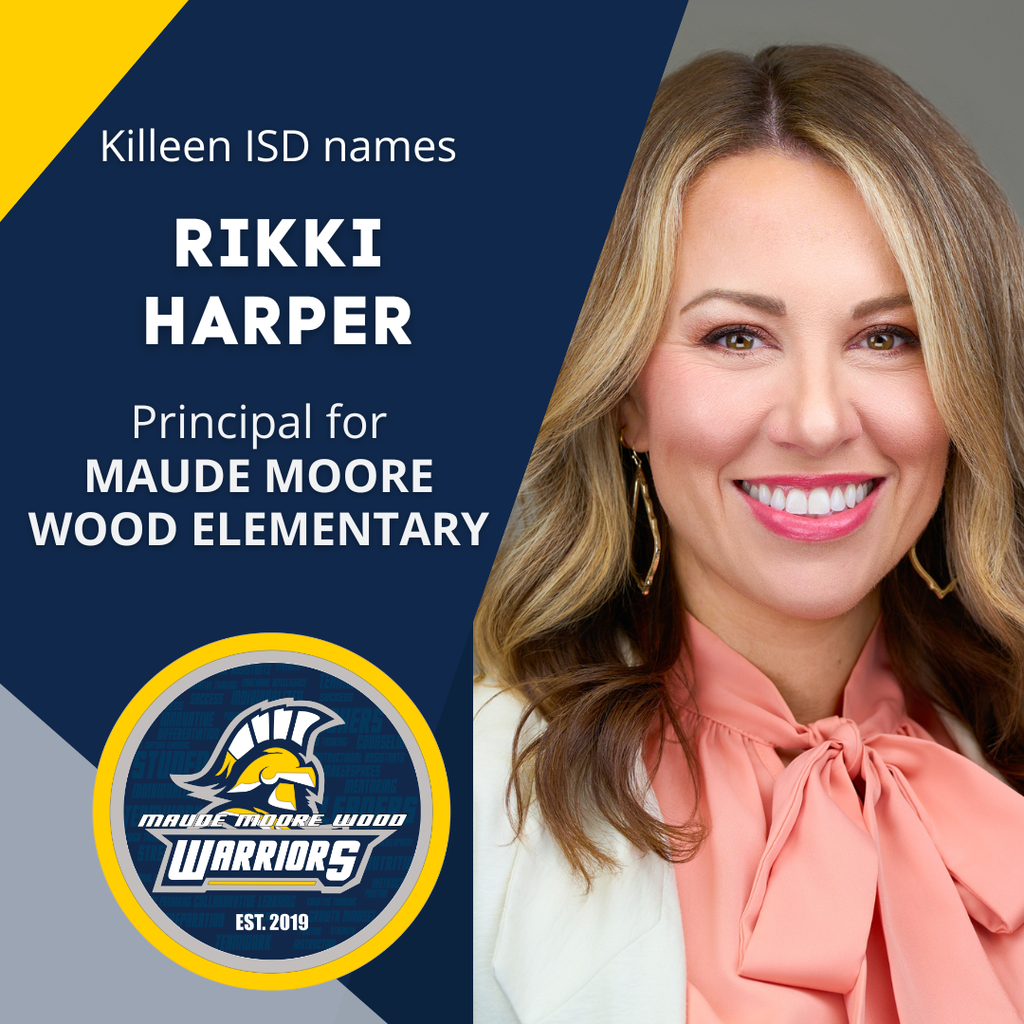 Important Update for the New School Year  Dear Maude Moore Wood Elementary Families, Killeen ISD would like to share an important update regarding campus leadership for the upcoming school year. We are pleased to announce that Rikki Harper will serve as the next principal of Maude Moore Wood Elementary. Ms. Harper brings a wide range of experience, including roles as a classroom teacher, dyslexia teacher, interventionist, instructional specialist, and assistant principal at Skipcha Elementary. Her work has focused on supporting both students and teachers. She is known for being thoughtful in her decisions and for strengthening instruction across the campus. That focus will support continued growth at Maude Moore Wood. Ms. Harper will begin working with staff in the coming weeks as the district prepares for a smooth transition into the 2026–2027 school year. Thank you for your continued support of Maude Moore Wood Elementary and our students. Sincerely, Killeen ISD (This message was also sent directly to MMWES families via mass notification.) Read more: https://www.killeenisd.org/article/2788492