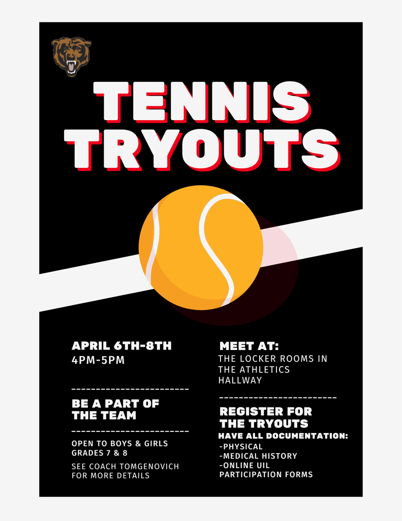 Tennis Try Outs