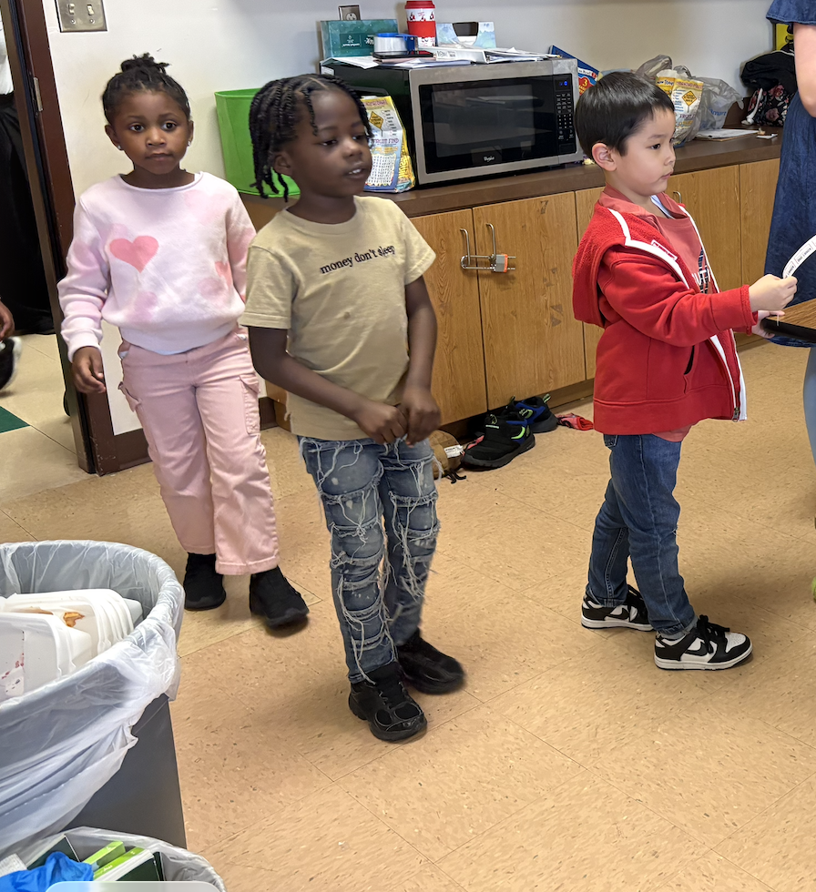 Students working together