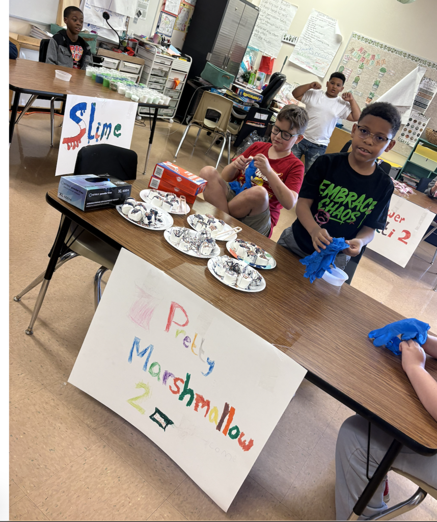 Students working together