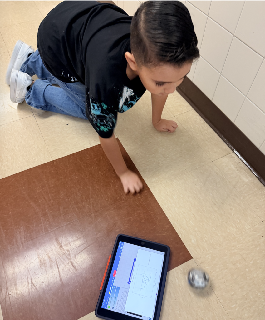 Student learning with robots and ipads
