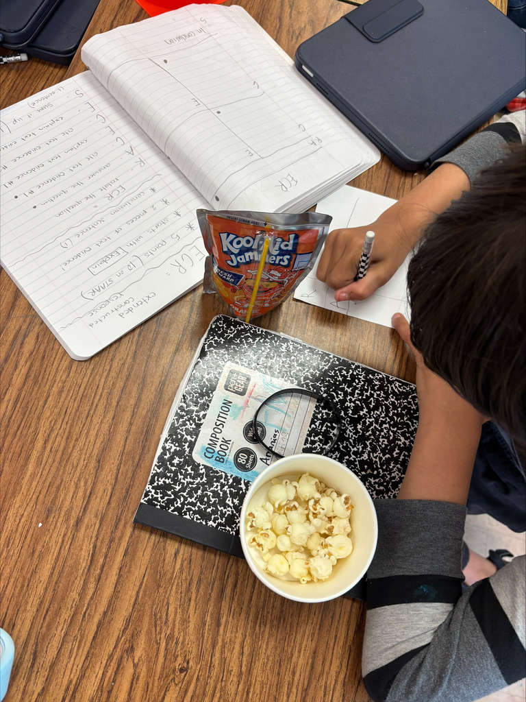 kids working on writing