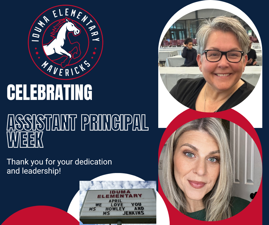Assistant Principal week flyer with a picture of Ms. Howley and Ms. Jenkins