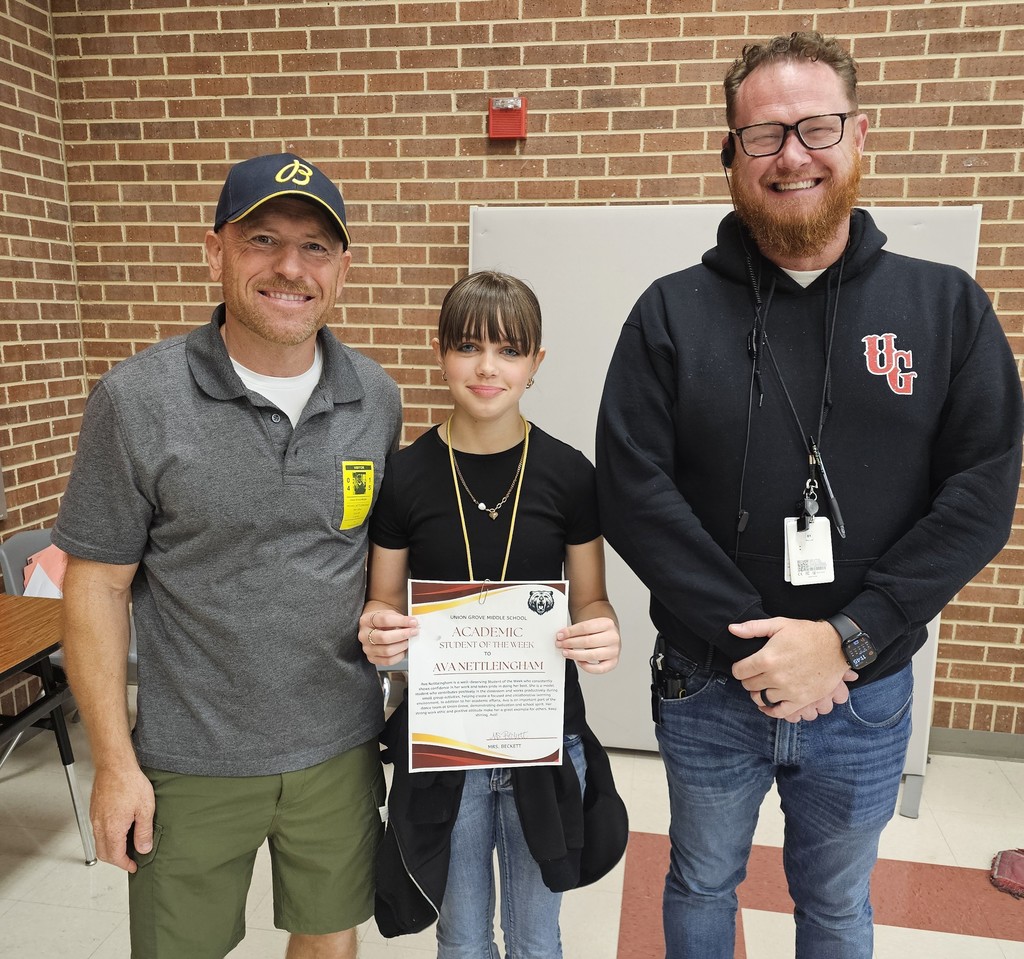 Mr. Rainwater with Ava and her dad