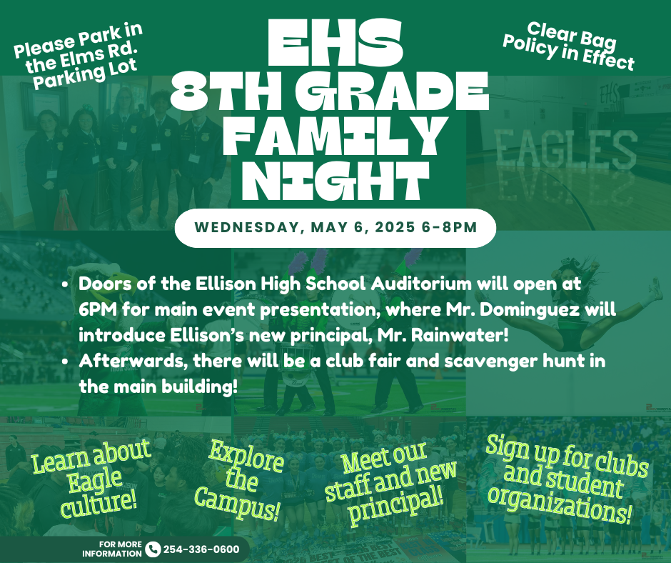 8th Grade Family Night Information 