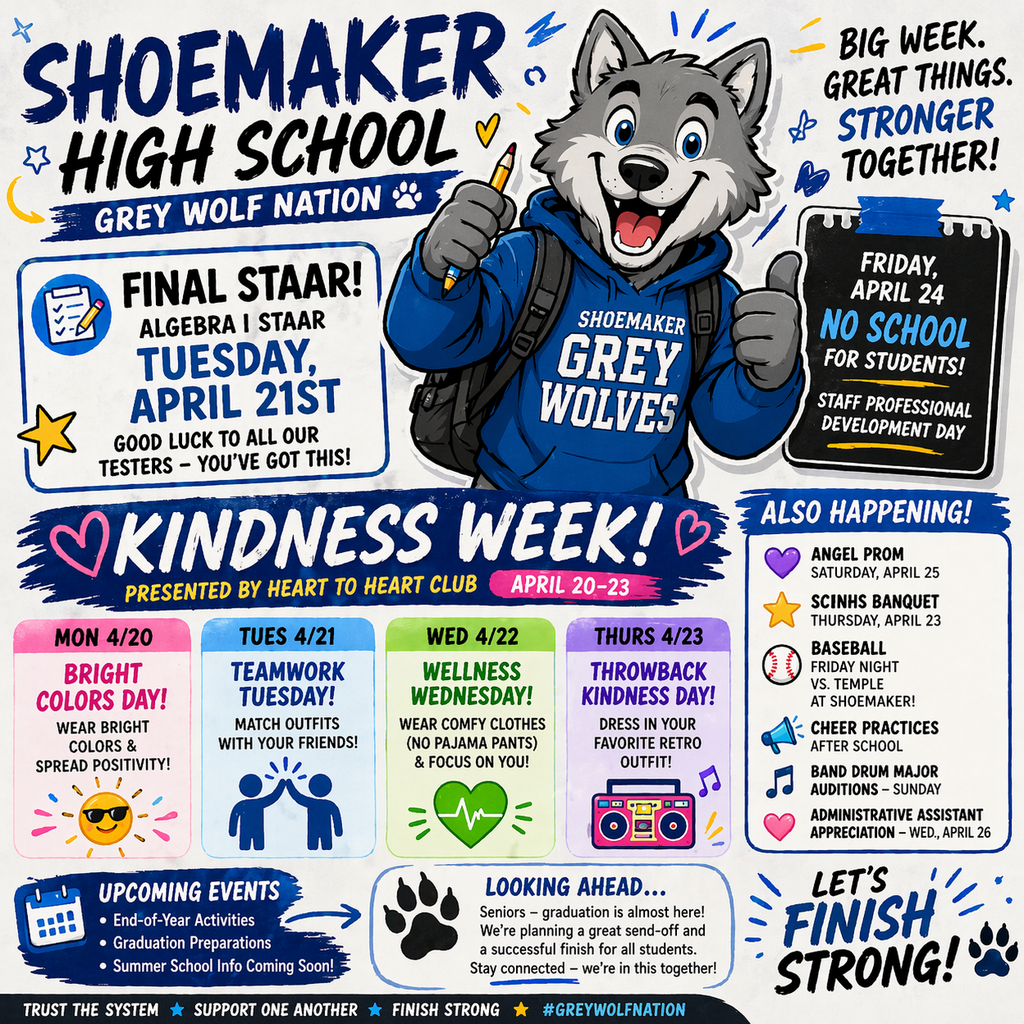 SHS - Grey Wolves Weekly Update