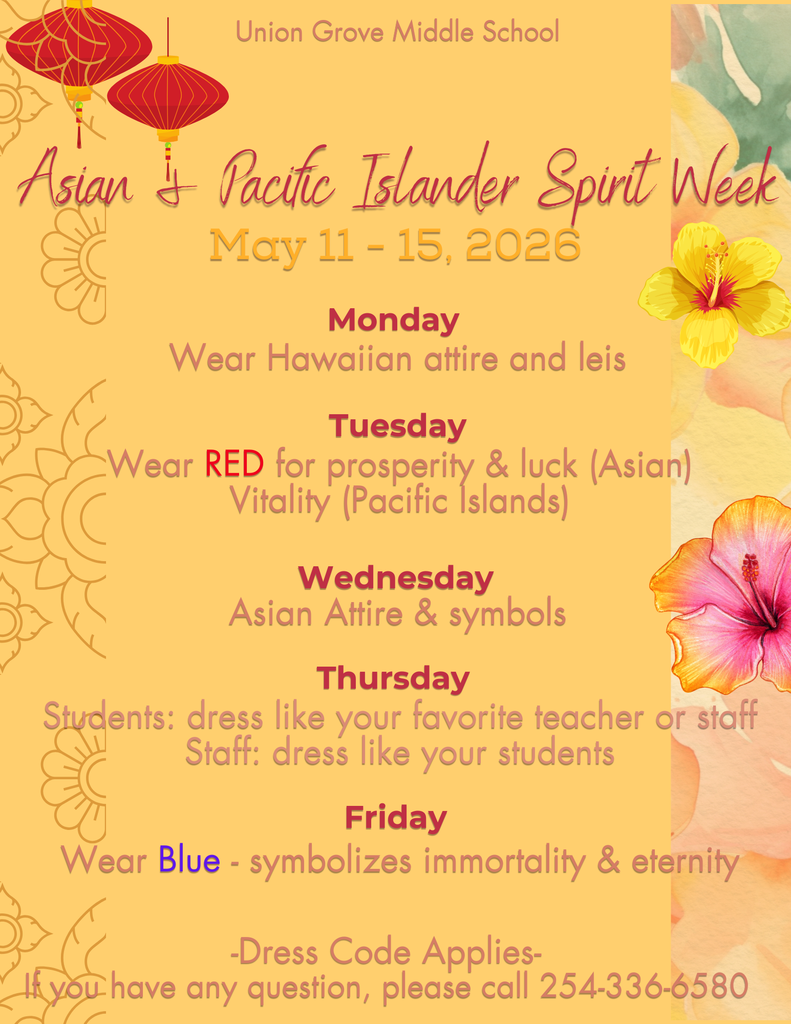 Asian and Pacific Islander Spirit Week