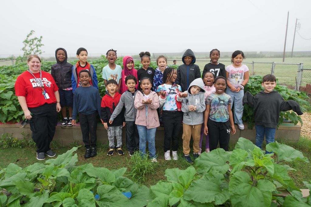 Earth Day gardening at RCES