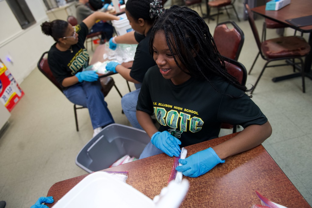 Ellison JROTC service project 2026