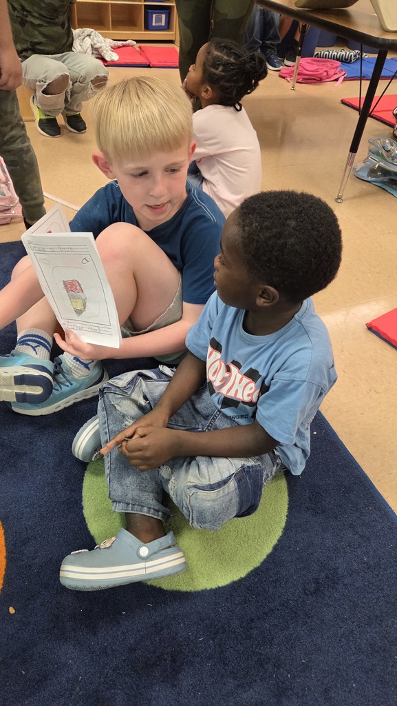 Kids reading together