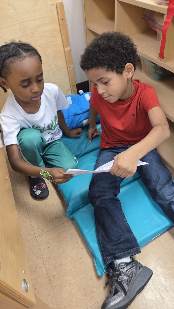 Kids reading together