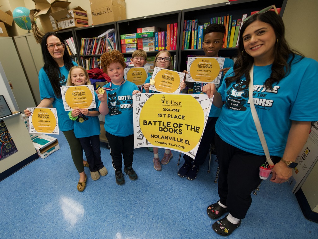 Battle of the Books first place Nolanville ES 2026